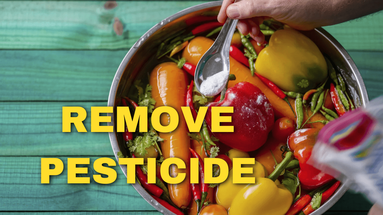 How to remove pesticides from fruits and vegetables at home